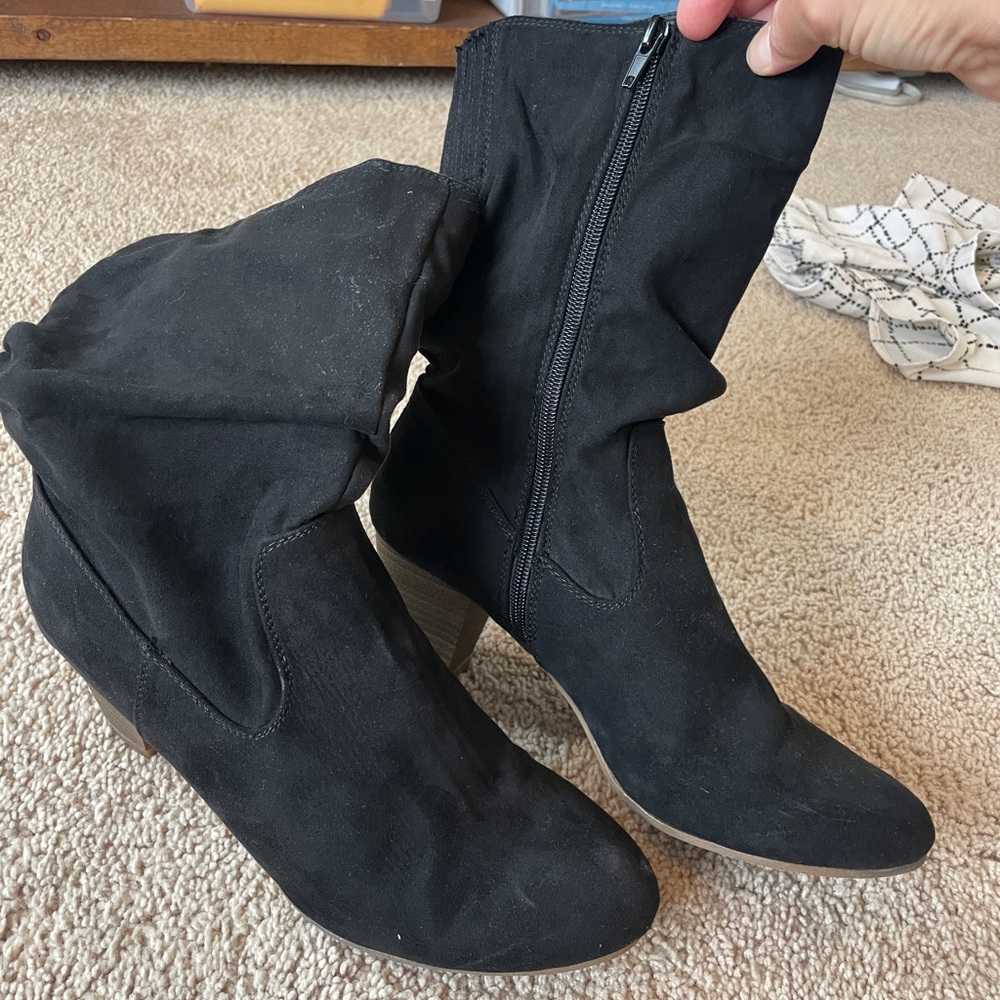 Black booties
